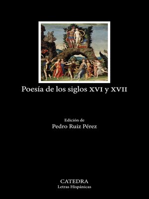 cover image of Poesía de los siglos XVI y XVII